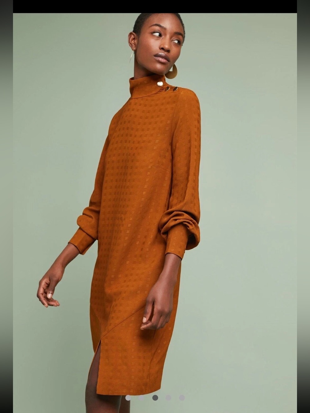 Anthropologie Ottod’Ame Carmen Mock Neck Dress